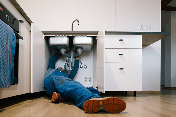 Professional Drain Cleaning technician working in Cramerton, NC